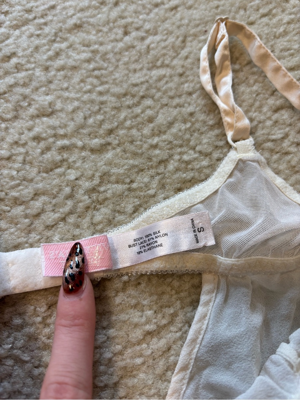 Victoria's Secret Vintage Silk Slip Dress - Picture 4 of 6